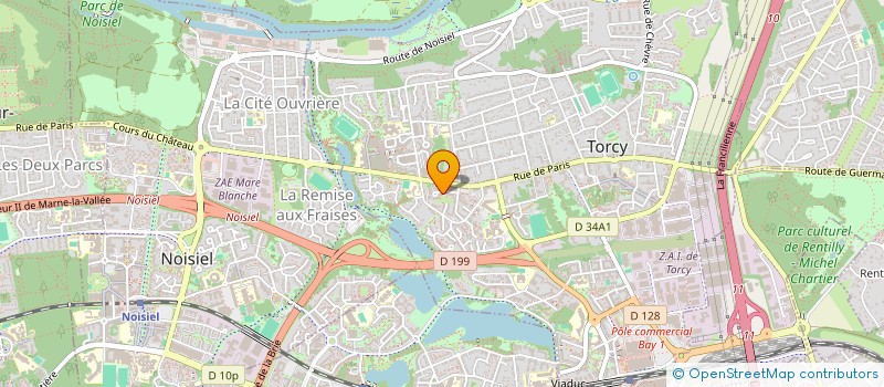 localisation de l'entreprise LES TERRASSES DE MAUBUE  TORCY