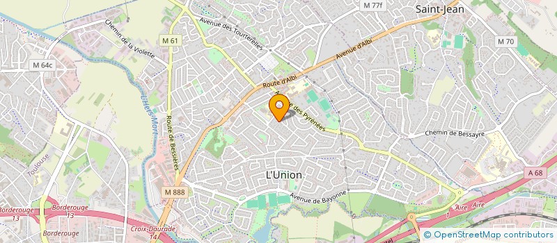 localisation de l'entreprise LES TERRASSES DE MEUDON à L'UNION