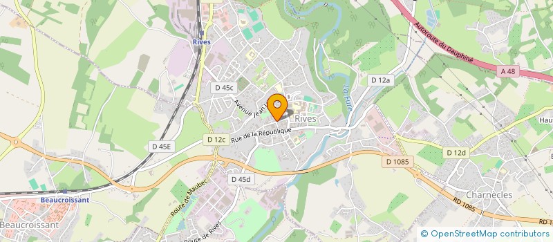 localisation de l'entreprise LES TERRASSES DE MINJOUD à RIVES
