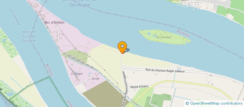 localisation de l'entreprise LES TERRASSES DE PALMER  AMBES