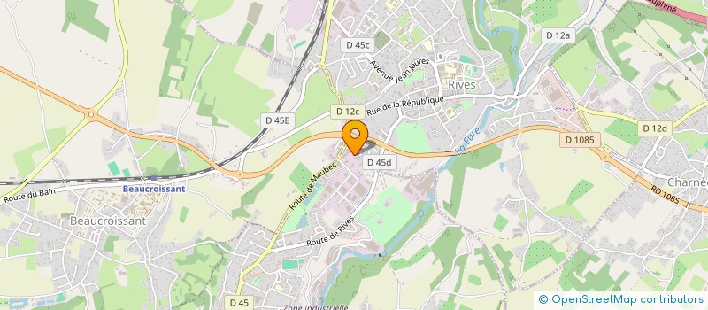 localisation de l'entreprise LES TERRASSES DE RENAGE  RENAGE