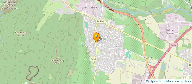 localisation de l'entreprise LES TERRASSES DE ROCHE HAUTE  CHATENOIS