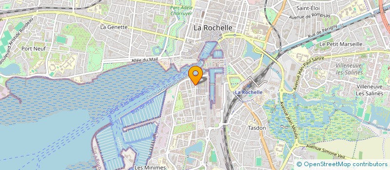 localisation de l'entreprise LES TERRASSES DE ROMPSAY à LA ROCHELLE