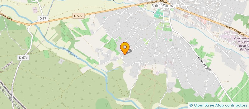 localisation de l'entreprise LES TERRASSES DE SAINT CANNAT  SAINT-CANNAT