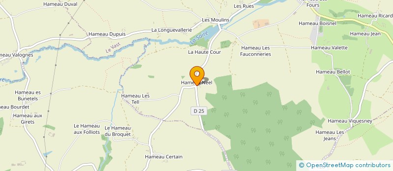 localisation de l'entreprise LES TERRASSES DE SAINT PIERRE EGLISE  LE VAST