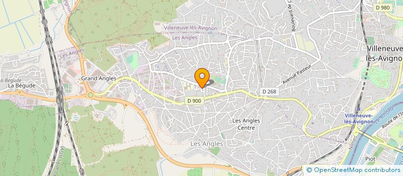 localisation de l'entreprise LES TERRASSES DE ST ANDRE  LES ANGLES