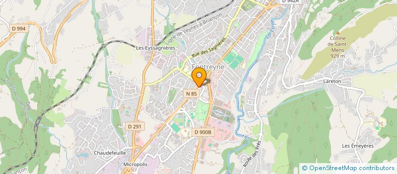 localisation de l'entreprise LES TERRASSES DES COTEAUX à GAP