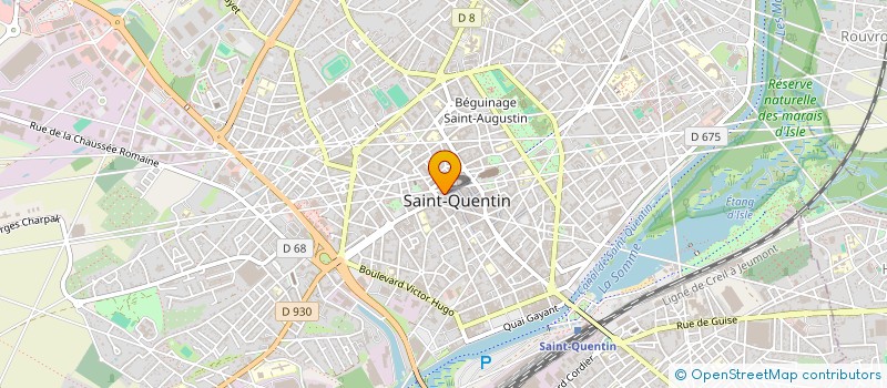 localisation de l'entreprise LES TERRASSES DES SAFF à SAINT-QUENTIN