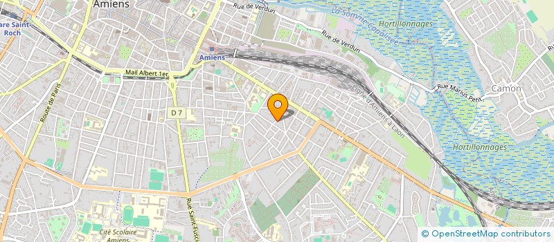 localisation de l'entreprise LES TERRASSES DU BLAMONT à AMIENS