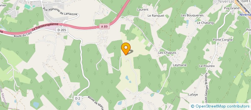 localisation de l'entreprise LES TERRASSES DU BREUILH à ATUR