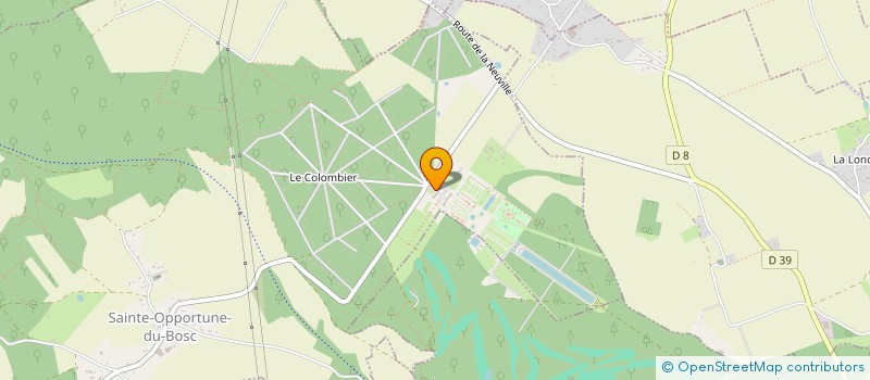 localisation de l'entreprise LES TERRASSES DU CHAMP DE BATAILLE à LE NEUBOURG