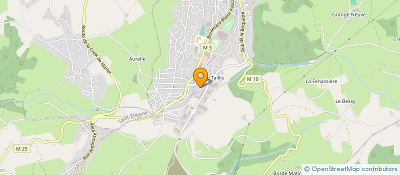 localisation de l'entreprise LES TERRASSES DU FOREZ  ROCHE-LA-MOLIERE