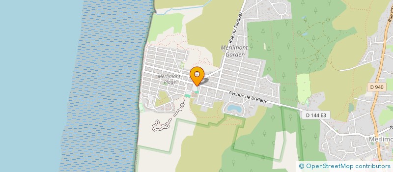 localisation de l'entreprise LES TERRASSES DU GREEN  MERLIMONT