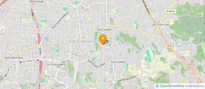 localisation de l'entreprise LES TERRASSES DU LEVANT à MARSEILLE