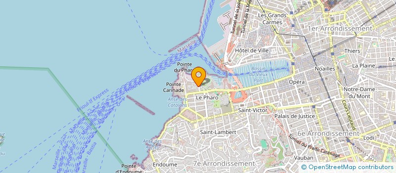 localisation de l'entreprise LES TERRASSES DU METRO LA ROSE à MARSEILLE