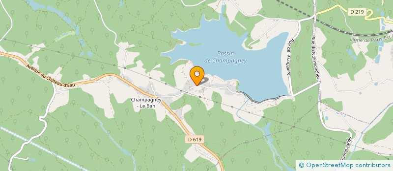 localisation de l'entreprise LES TERRASSES DU MONT D'OR  CHAMPAGNEY