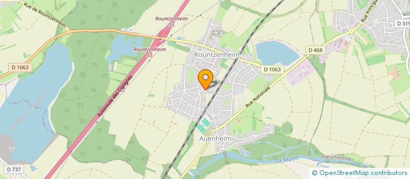 localisation de l'entreprise LES TERRASSES DU SELTZBACH  ROUNTZENHEIM-AUENHEIM