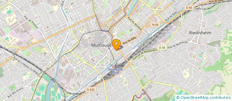 localisation de l'entreprise LES TERRASSES DU SOLEIL à MULHOUSE