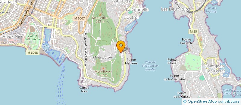localisation de l'entreprise LES TERRASSES VERSEPUY à NICE