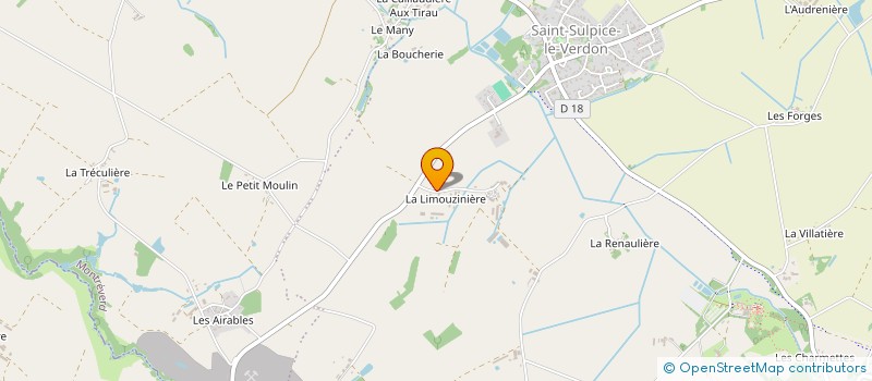 localisation de l'entreprise LES TERRAVIES à MONTREVERD