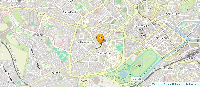 localisation de l'entreprise LES TERRE A TERRE à CAEN
