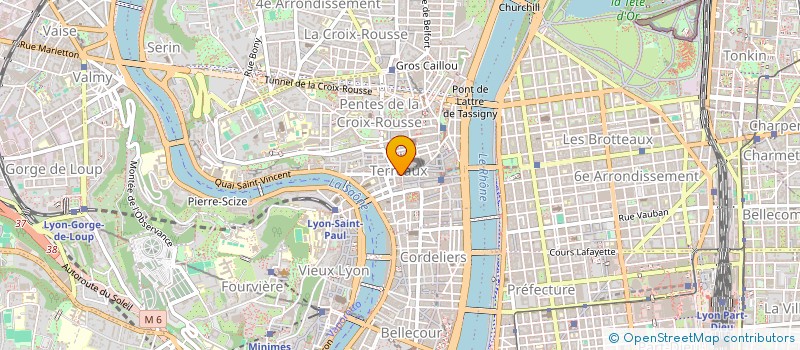 localisation de l'entreprise LES TERREAUX à LYON