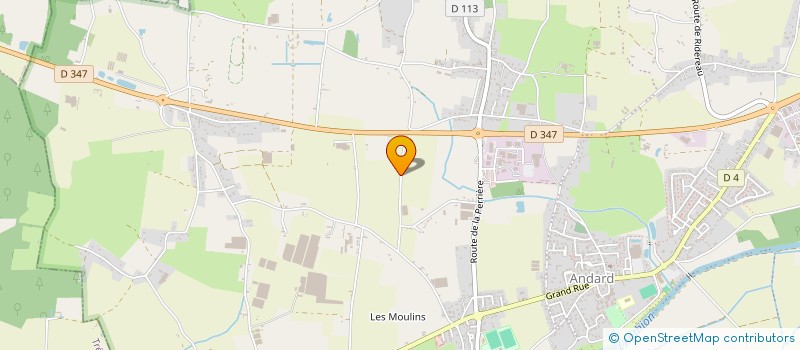 localisation de l'entreprise LES TERREAUX D'ANJOU à LOIRE-AUTHION