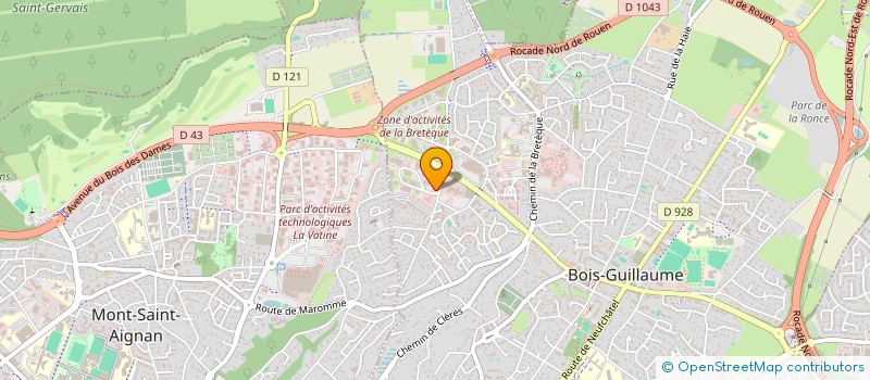 localisation de l'entreprise LES TERRES A MAISONS ILE DE FRANCE à BOIS-GUILLAUME