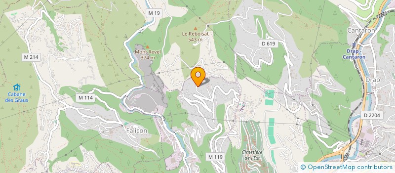 localisation de l'entreprise LES TERRES BLANCHES  SAINT-ANDRE-DE-LA-ROCHE