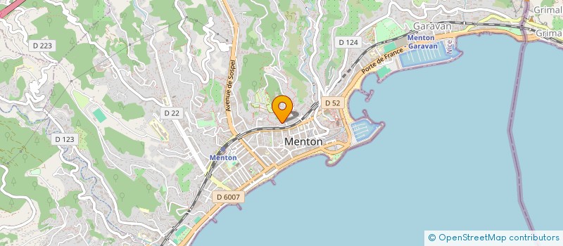 localisation de l'entreprise LES TERRES CHAUDES  MENTON