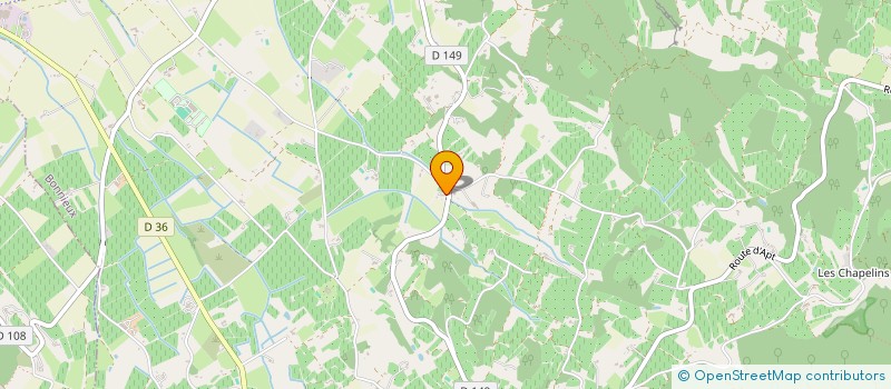 localisation de l'entreprise LES TERRES CUITES DU LUBERON à BONNIEUX
