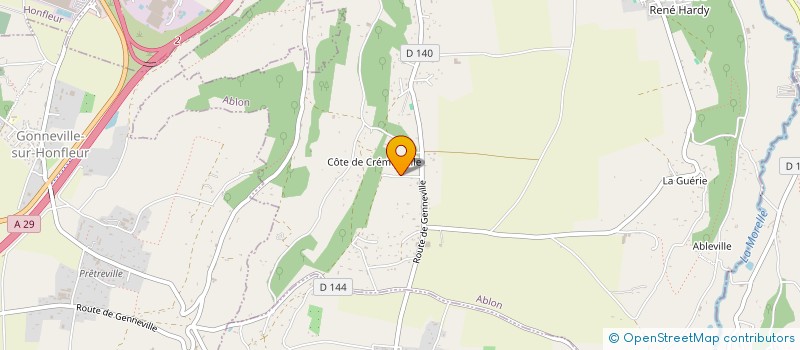 localisation de l'entreprise LES TERRES D'ABLON  ABLON