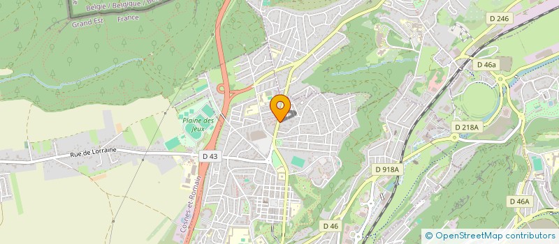 localisation de l'entreprise LES TERRES D'ALEO à LONGWY