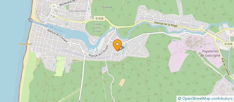 localisation de l'entreprise LES TERRES D'ARWEN  MIMIZAN