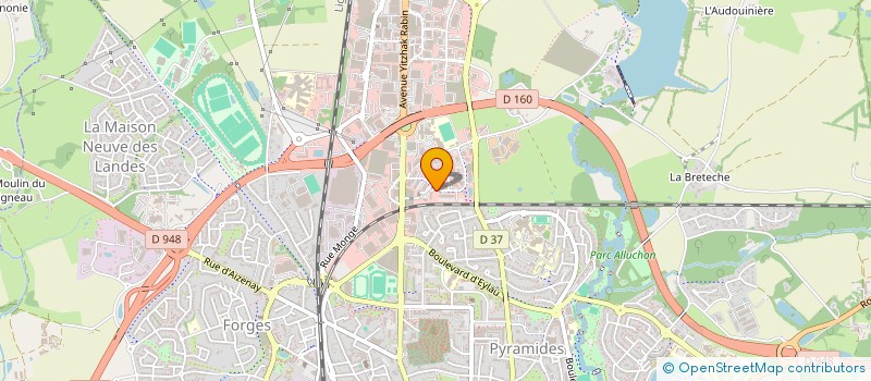 localisation de l'entreprise LES TERRES D'AUNIS à LA ROCHE-SUR-YON