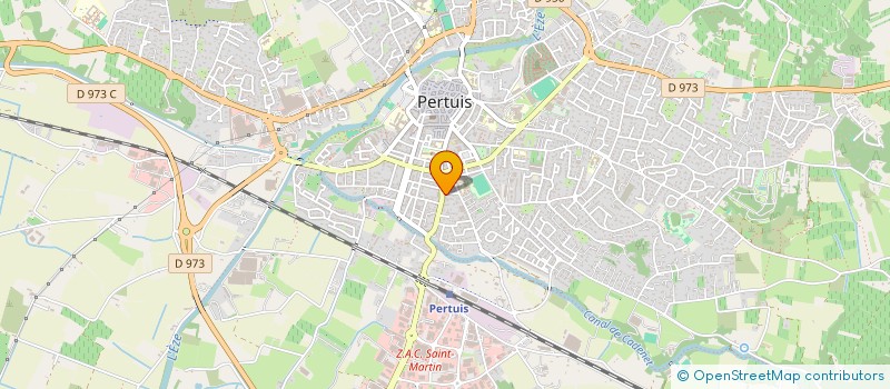 localisation de l'entreprise LES TERRES D AZUR  PERTUIS