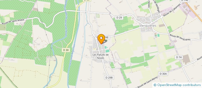 localisation de l'entreprise LES TERRES D'ICI  GRAVESON