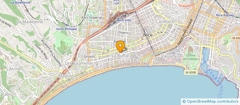 localisation de l'entreprise LES TERRES DE BELLET à NICE