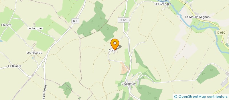 localisation de l'entreprise LES TERRES DE BOURGOGNE  LES HAUTS DE FORTERRE