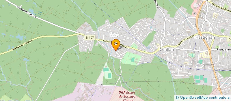 localisation de l'entreprise LES TERRES DE FAUNA  SAINT-MEDARD-EN-JALLES