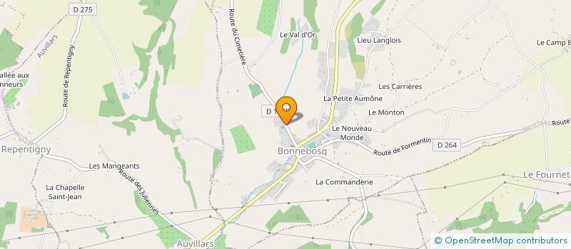 localisation de l'entreprise LES TERRES DE FORMENTIN  FORMENTIN