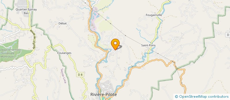 localisation de l'entreprise LES TERRES DE HAUT  RIVIERE-PILOTE