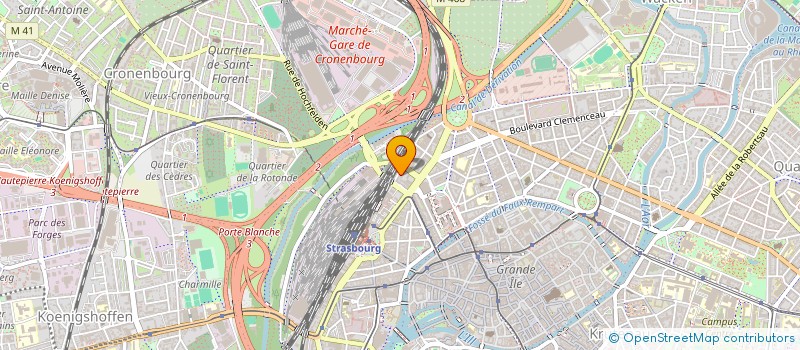 localisation de l'entreprise LES TERRES DE HAUT à STRASBOURG