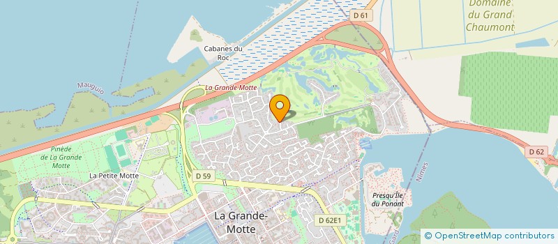 localisation de l'entreprise LES TERRES DE LA MONTAGNE NOIRE à LA GRANDE-MOTTE