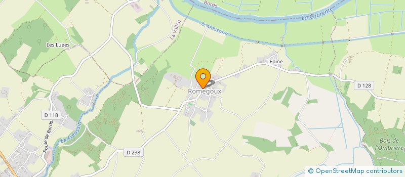 localisation de l'entreprise LES TERRES DE MADDY  ROMEGOUX