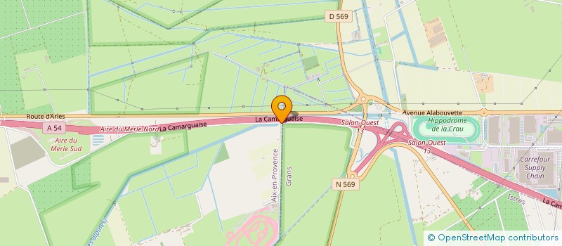 localisation de l'entreprise LES TERRES DE MARIUS  SALON-DE-PROVENCE