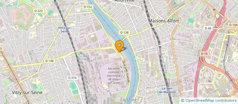 localisation de l'entreprise LES TERRES DE PAULHENC à VITRY-SUR-SEINE