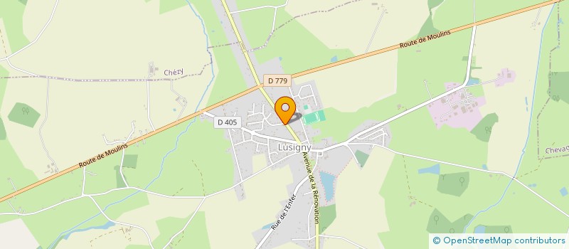 localisation de l'entreprise LES TERRES DU CAP à LUSIGNY