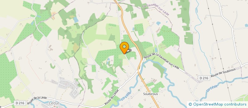 localisation de l'entreprise LES TERRES DU CLAVIE  VILLENEUVE-SUR-LOT