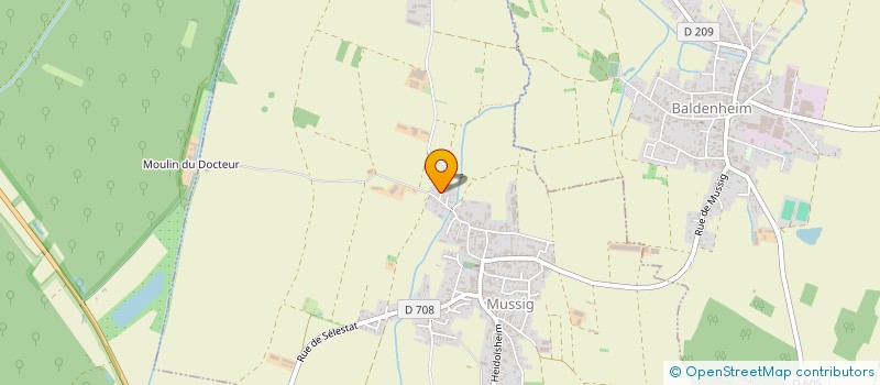 localisation de l'entreprise LES TERRES DU RIED  MUSSIG